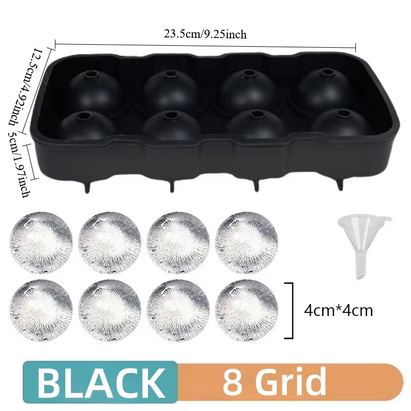 New 15 Grid Silicone Ice Cube Molds Big Tray Mold Ice Cube Maker Reusable Durable Bar Pub Whiskey Cocktail Ice Block Maker Model