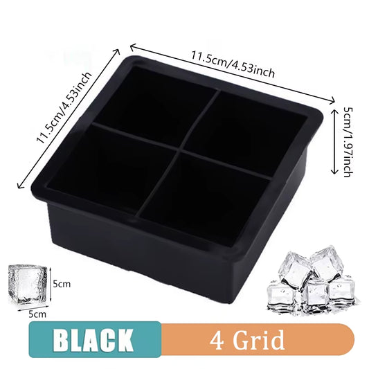 New 15 Grid Silicone Ice Cube Molds Big Tray Mold Ice Cube Maker Reusable Durable Bar Pub Whiskey Cocktail Ice Block Maker Model